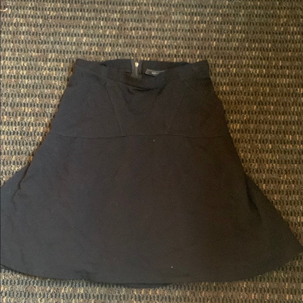 BCBGMaxAzria Black A-Line Skirt